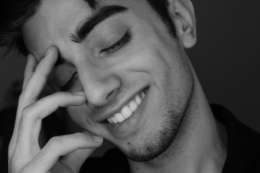 Smiling dental patient