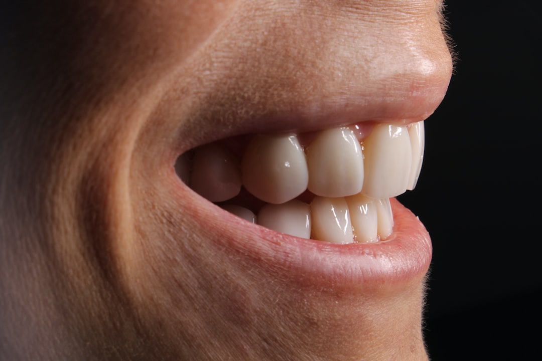 Smiling dental patient