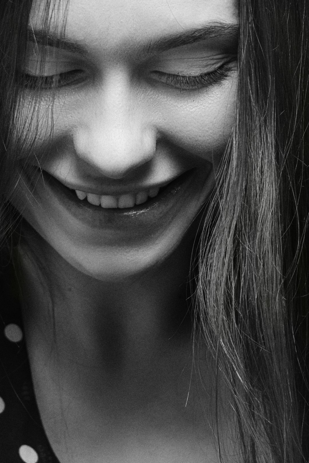 Smiling dental patient
