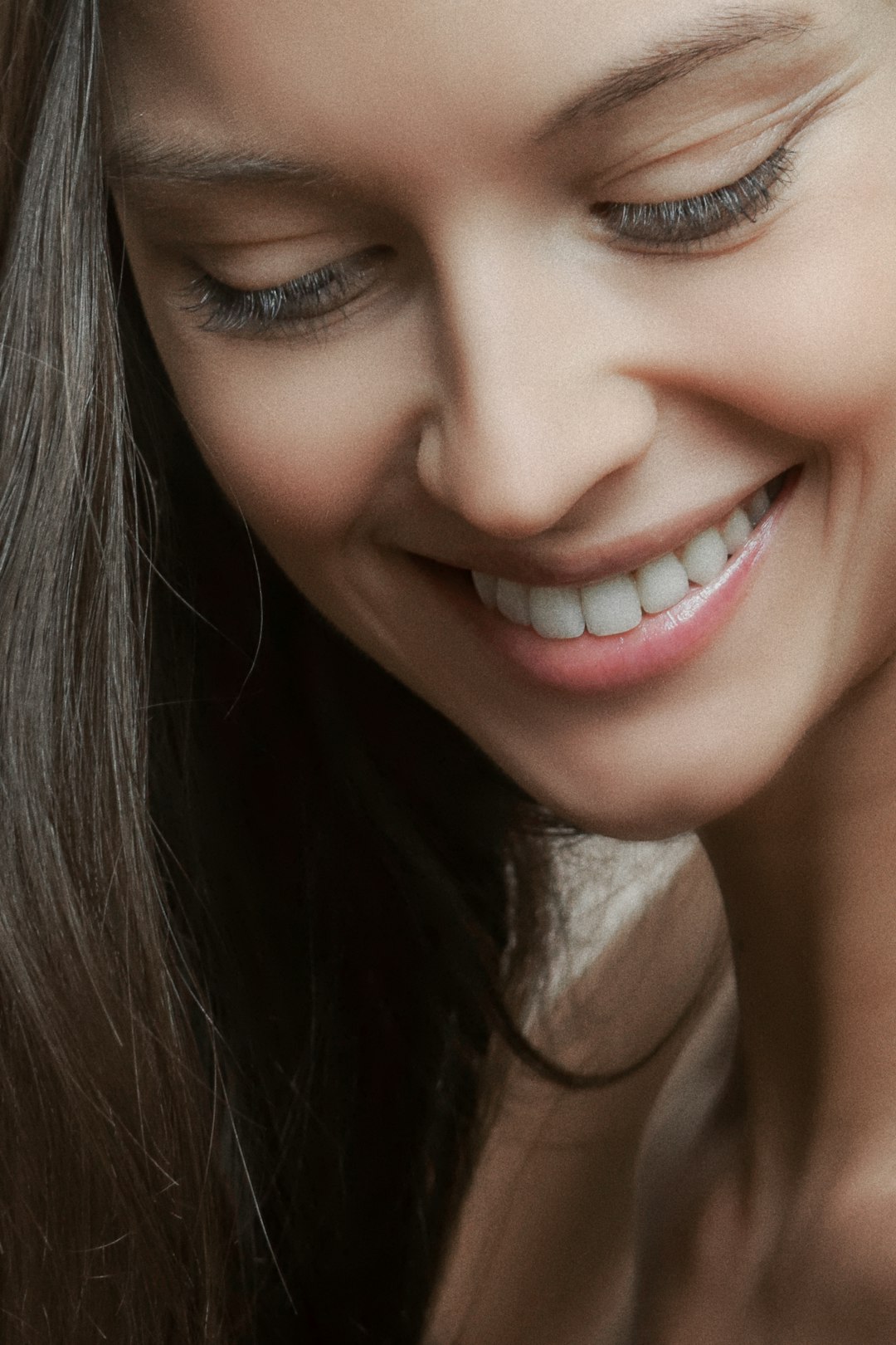 Smiling dental patient