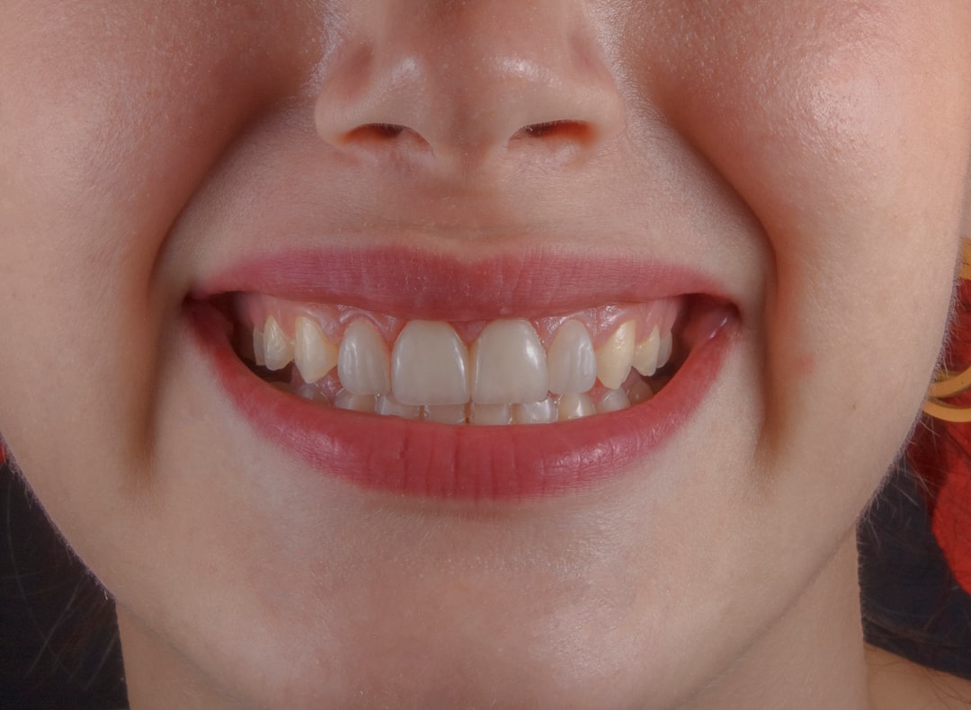 Smiling dental patient
